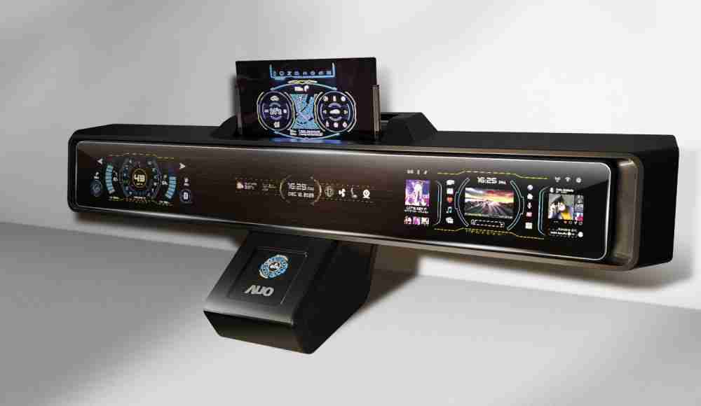 赏金国际Micro LED沉浸式车舱显示方案结合 可卷式、、、可伸缩的Micro LED应用并可呈现不同的质感纹路，，，，展现人性化设计